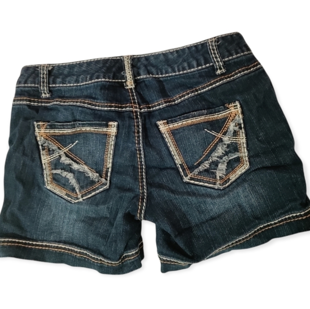 Maurices Jean Shorts woman's size 1-2 x-small - Picture 2 of 3
